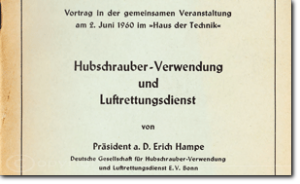 1960 DHV Luftrettungsdienst Hampe